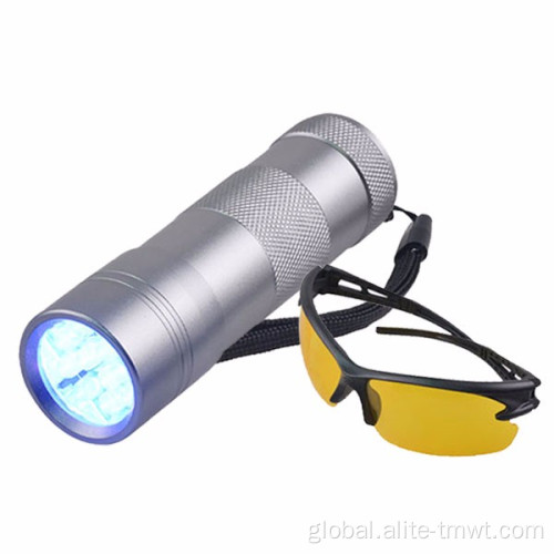Uv Torch Portable Mini Hot Selling 12 UV LED Emergency Outdoor Camping Flashlight for Pet Urine Detector and Invisible Ink Check Manufactory